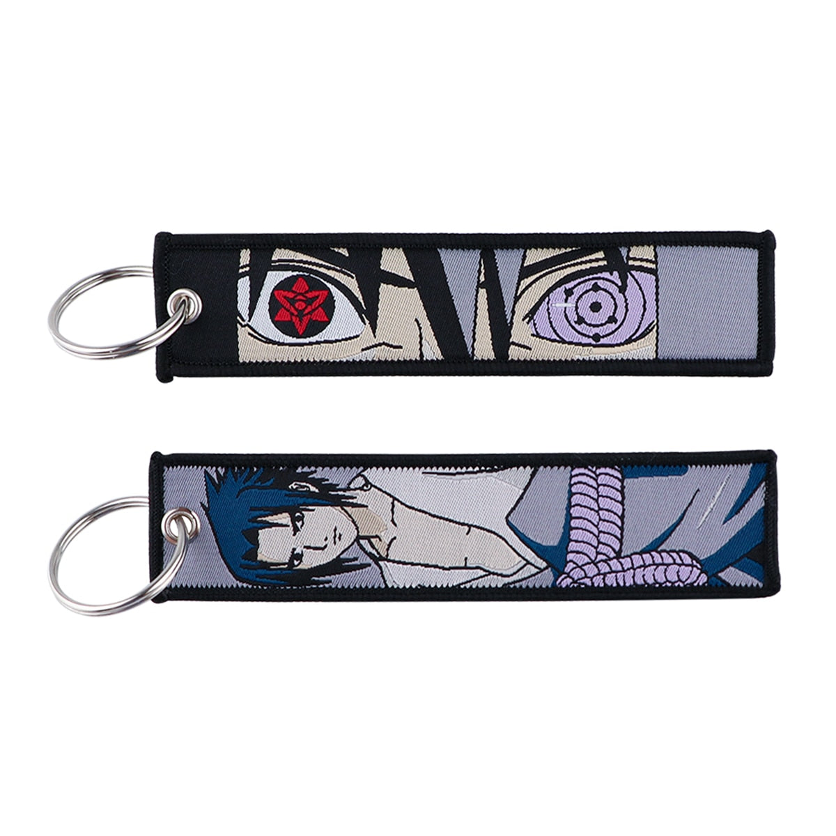 Naruto Embroidered Keychain Key Ring 6