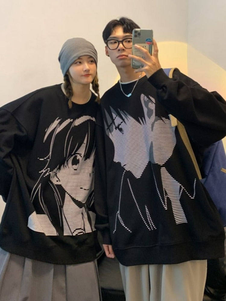 Anime Printed Sweater