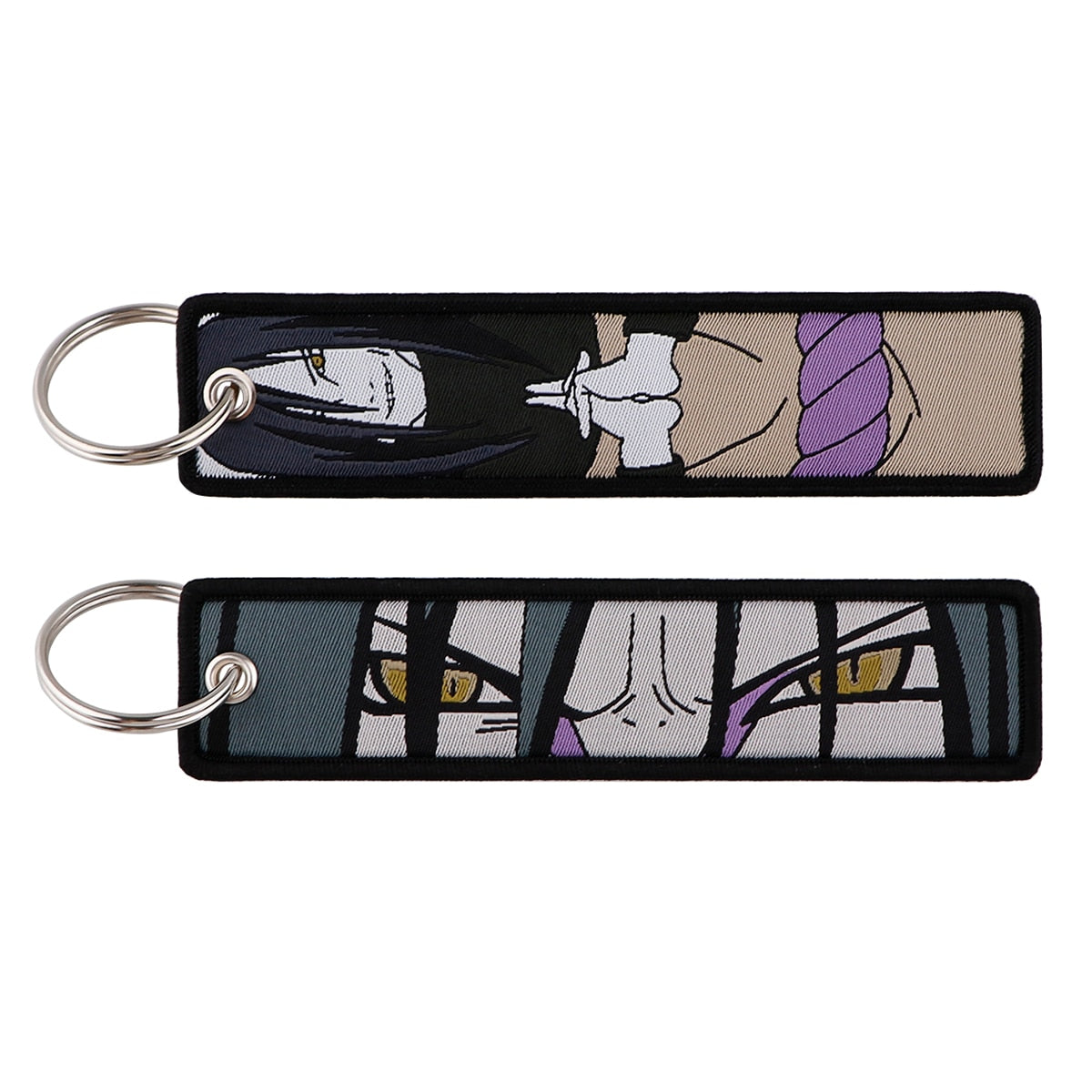 Naruto Embroidered Keychain Key Ring 21