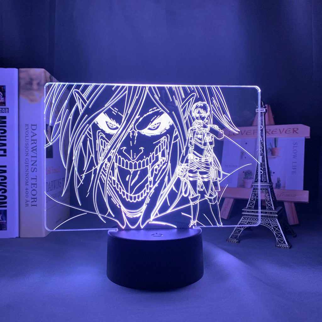 Attack on Titan Night Light Lamp A3 7 colors