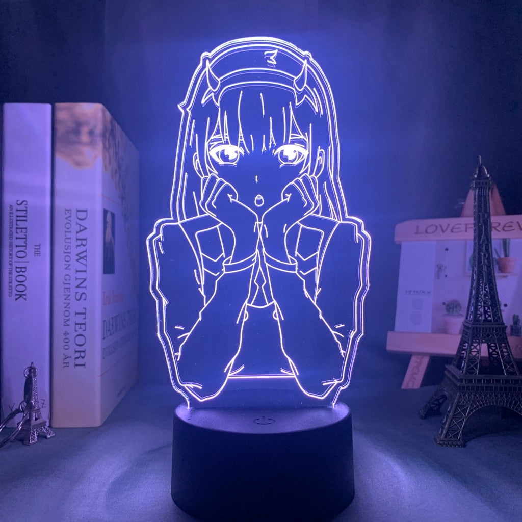 Zero Two Night Light Lamp DM145 16 color with remote