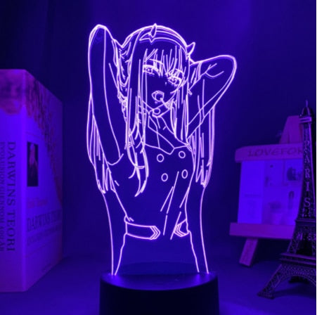 Zero Two Night Light Lamp 24 16 color with remote