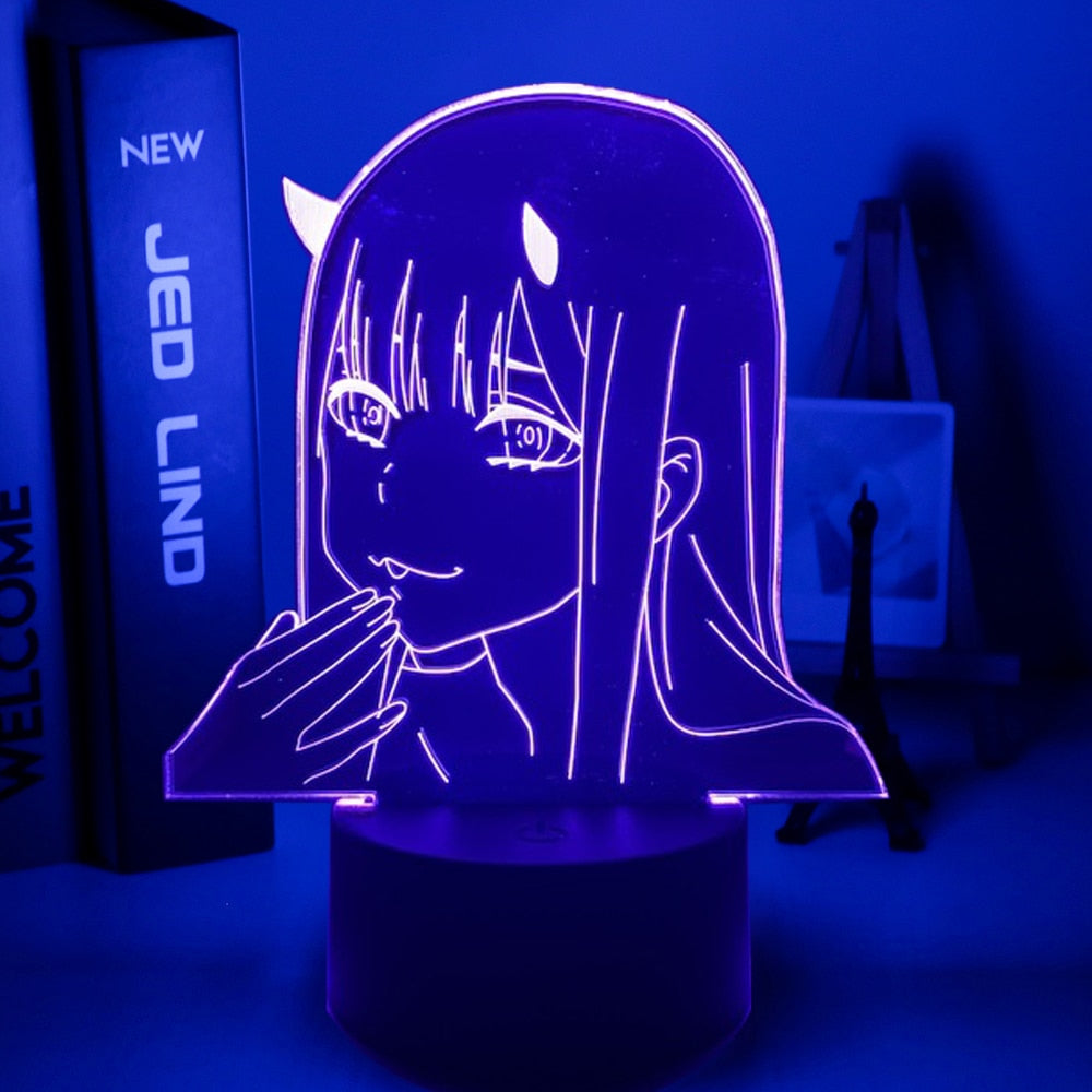 Zero Two Night Light Lamp B 16 color with remote