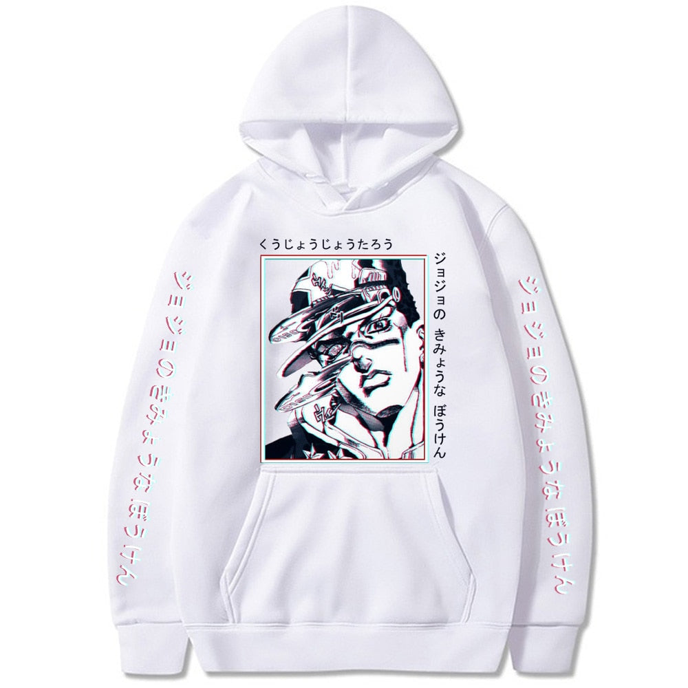 JoJo's Bizarre Adventure Hoodie White