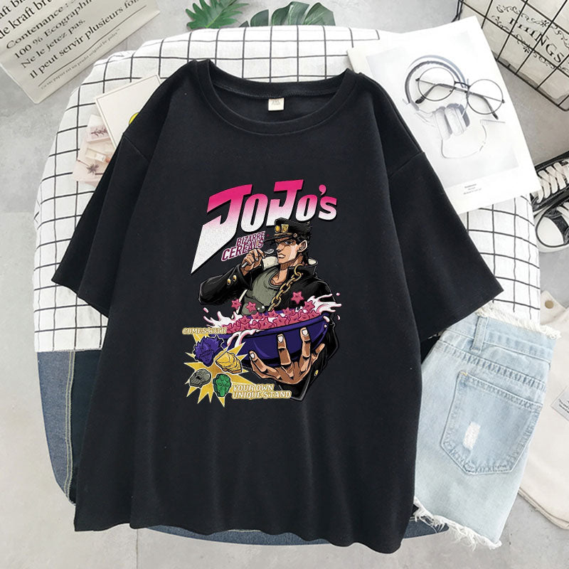 Anime funny food T-shirt Jojo's Bizarre Adventure