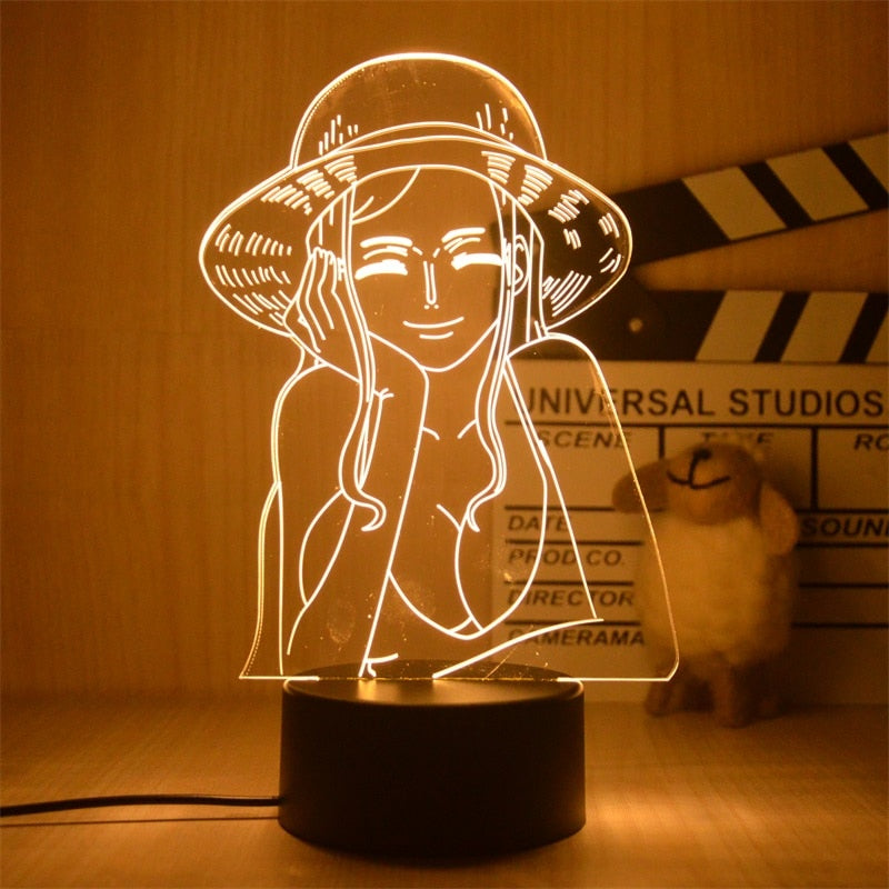 One Piece Night Light Lamp 17 18CM