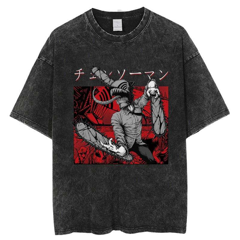 Denji - Chainsaw Man T-shirt Dark Grey 7