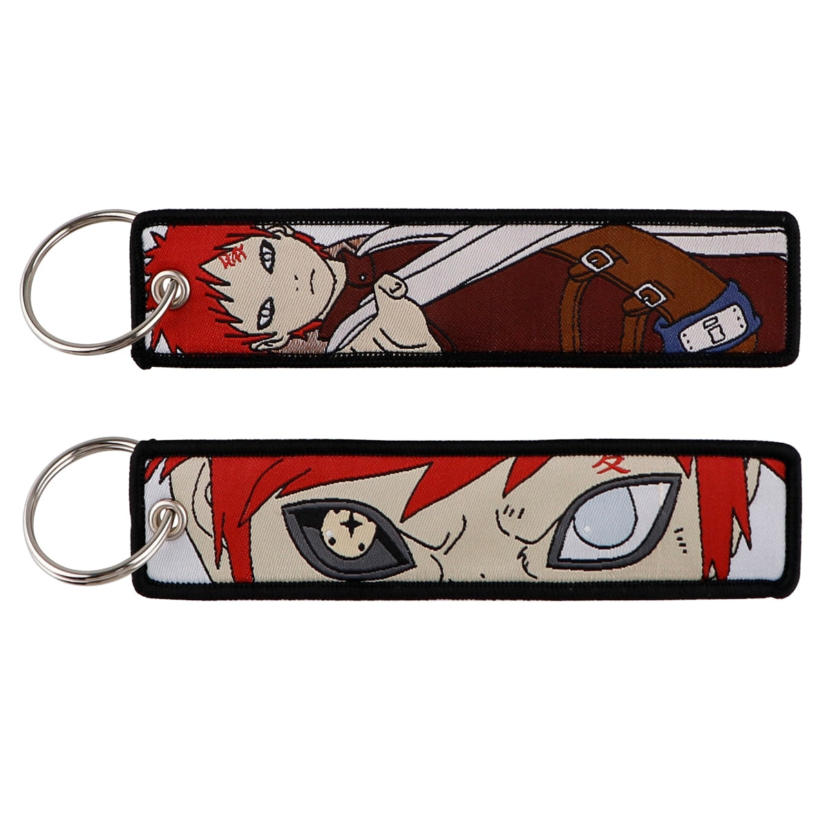 Naruto Embroidered Keychain Key Ring 19