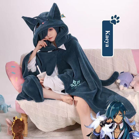 Shiba Inu Japanese Comfy Blanket Hoodie  High Quality Wearable Hoodie –  OTAKUSTORE