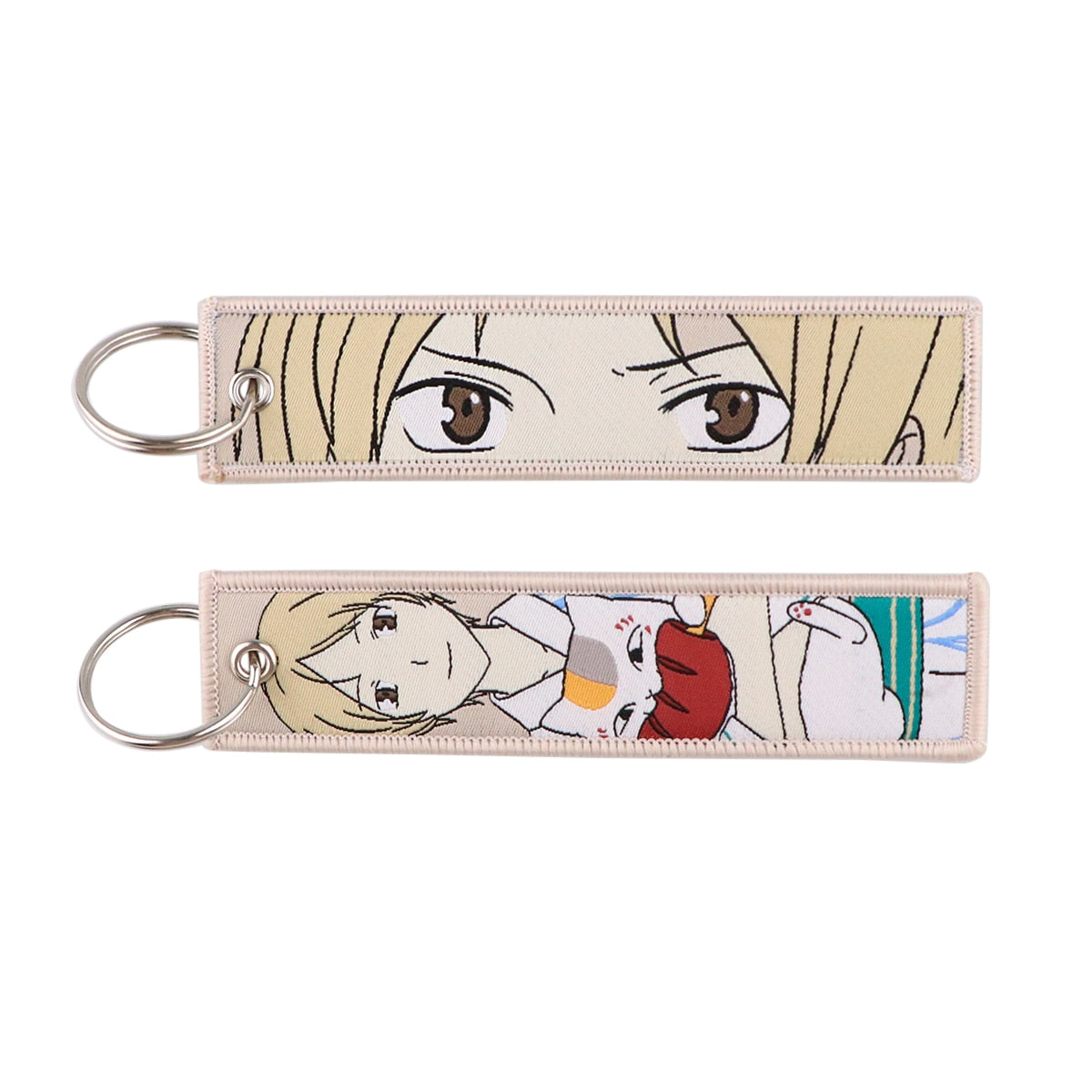 Anime Embroidery Keychain Key Ring 95