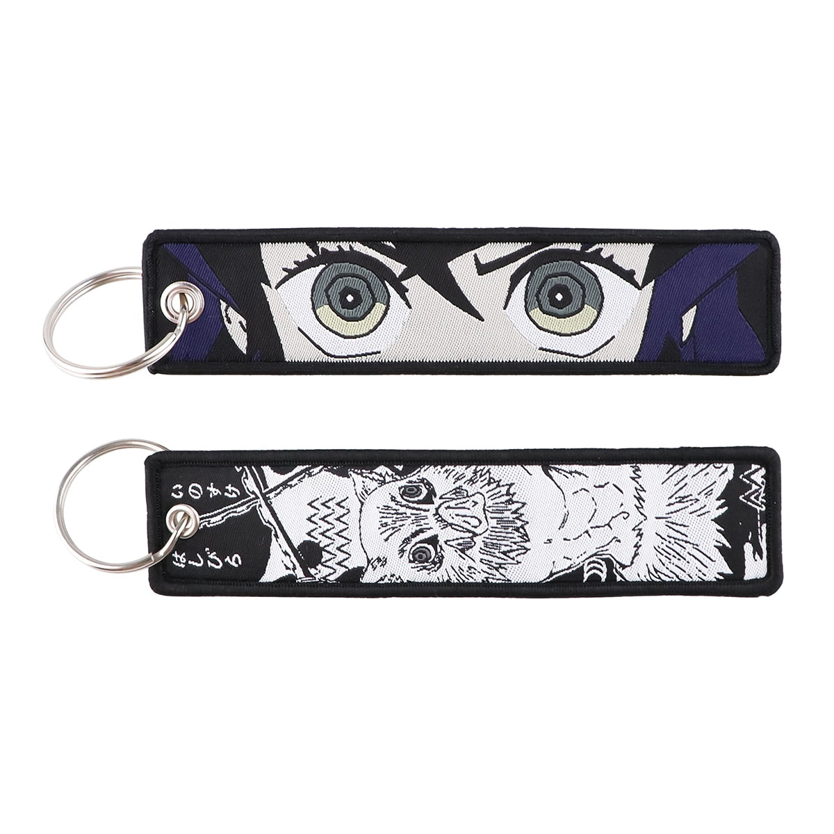 Anime Embroidery Keychain Key Ring 29