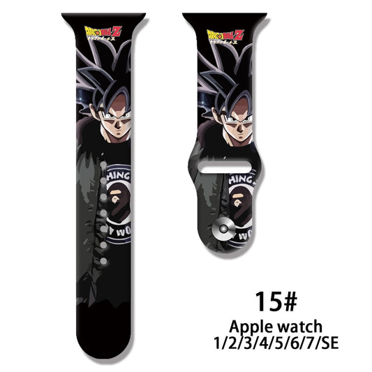 Dragonball Z Anime Strap for Apple Watch band Black