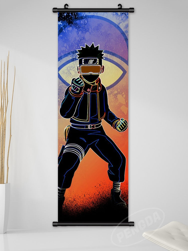 Naruto Silhouette Scroll Poster V-30225 25x75cm