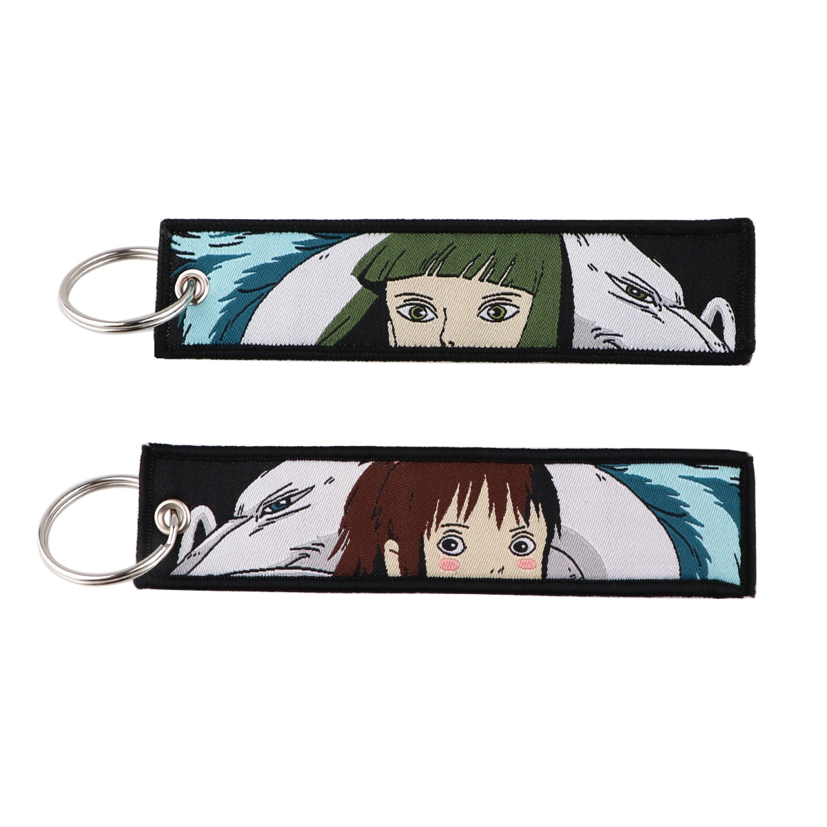 Anime Embroidery Keychain Key Ring 39