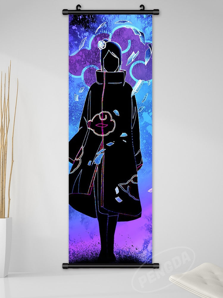 Naruto Silhouette Scroll Poster V-30253 25x75cm