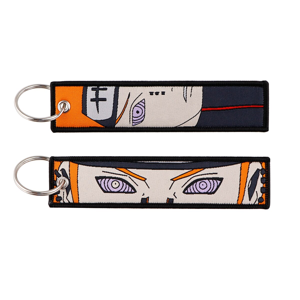 Naruto Embroidered Keychain Key Ring 14
