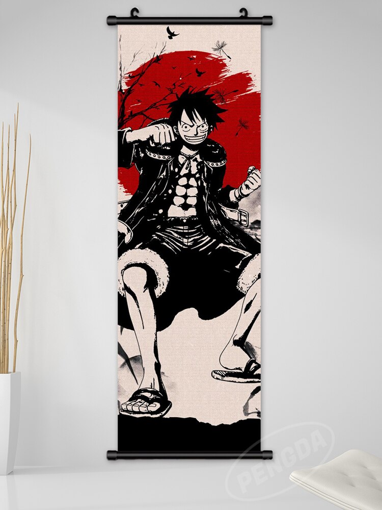 One Piece Scroll Poster Luffy 25x75cm
