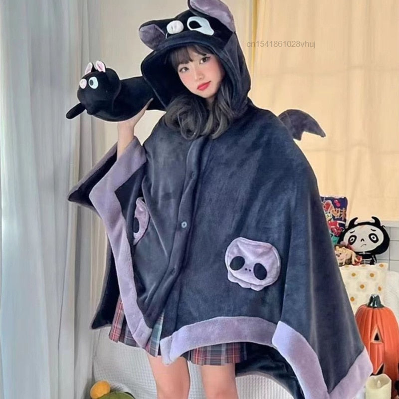 Kawaii Bat Cloak Sleepwear Costume