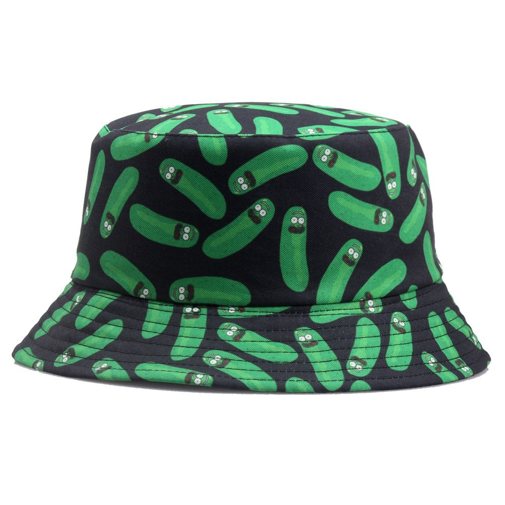 Pickle Rick Bucket Hat Default Title