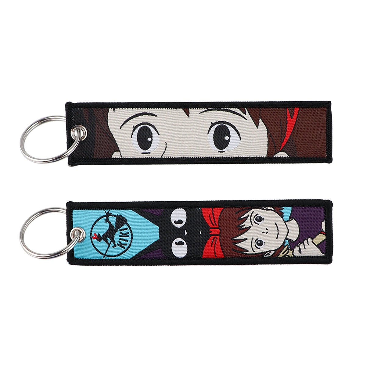 Anime Embroidery Keychain Key Ring 63
