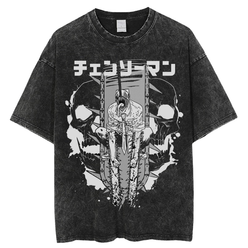 Denji - Chainsaw Man T-shirt Dark Grey 3