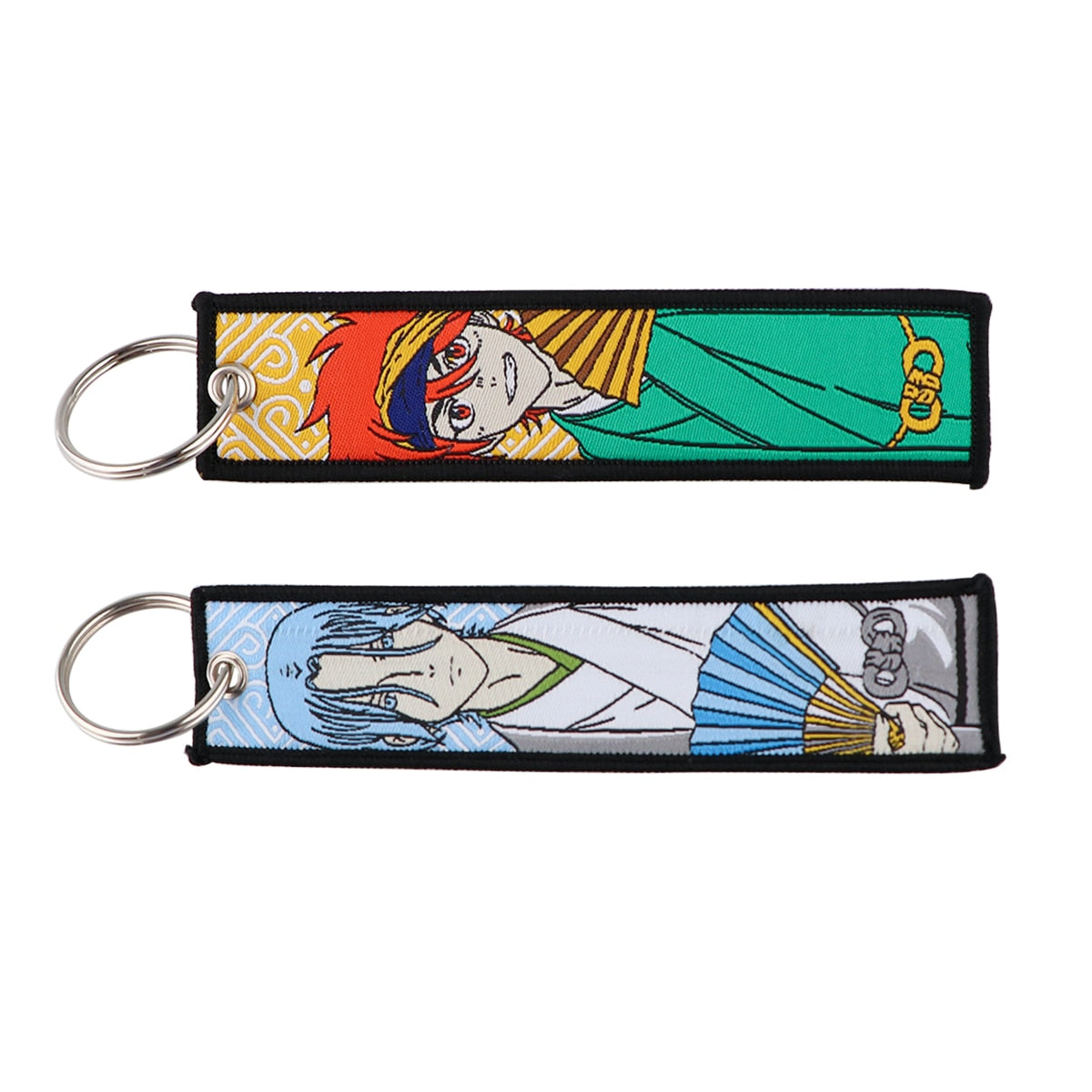 Anime Embroidery Keychain Key Ring 69