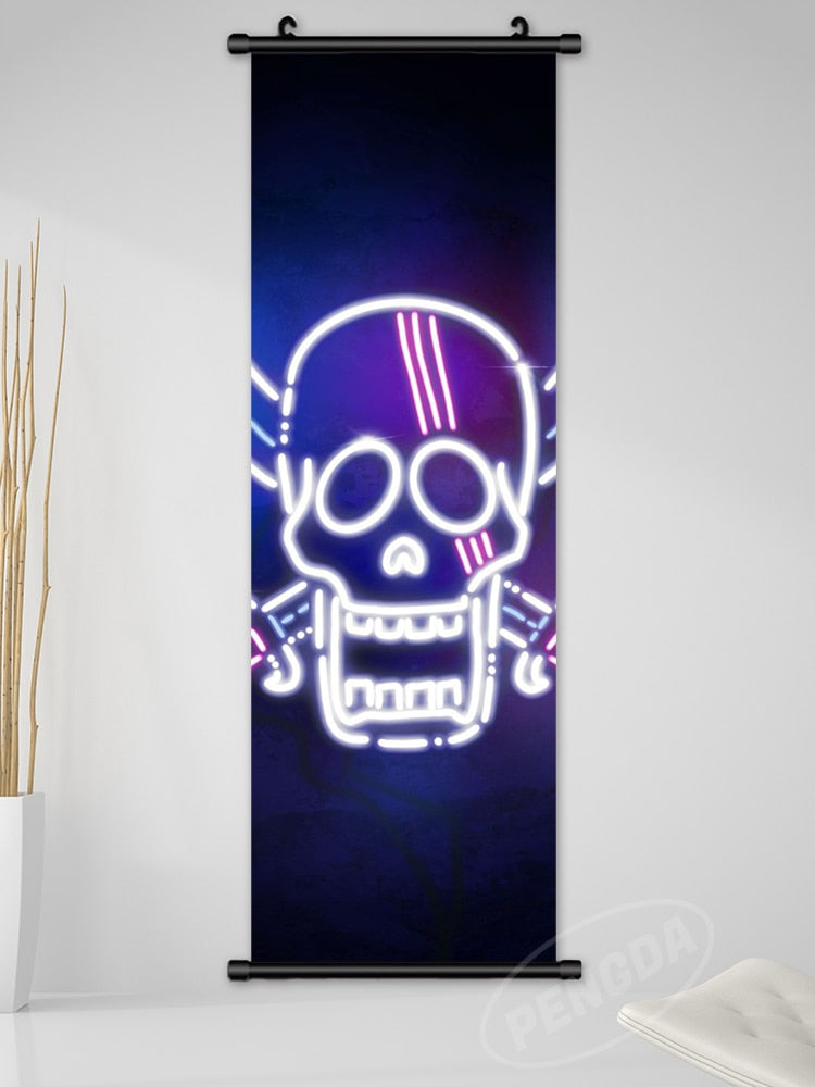 One Piece LED Style Scroll Poster slgh-One Piece-19 25x75cm