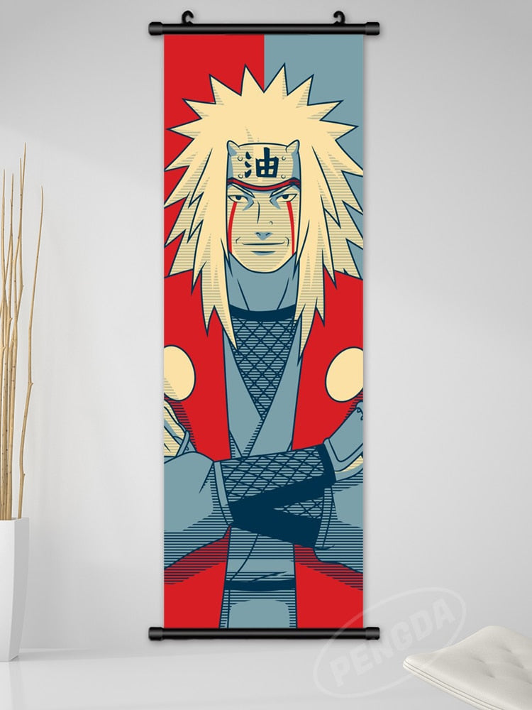 Naruto DuoColor Canvas Scroll Poster Jiraiya 25x75cm