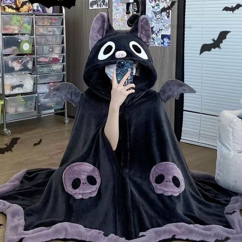 Kawaii Bat Cloak Sleepwear Costume Hoodie