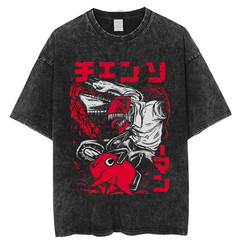 Denji - Chainsaw Man T-shirt Dark Grey 1