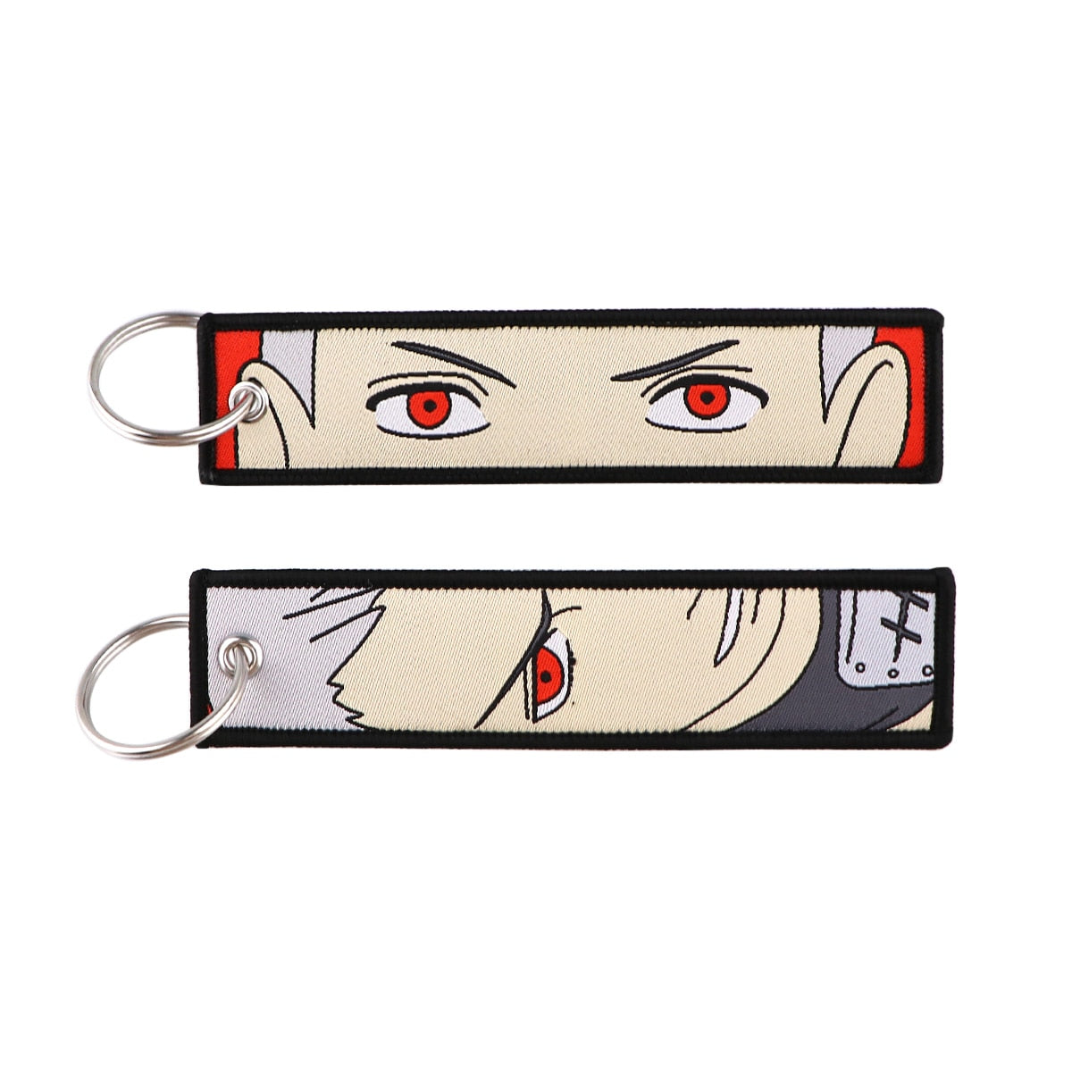 Naruto Embroidered Keychain Key Ring 10