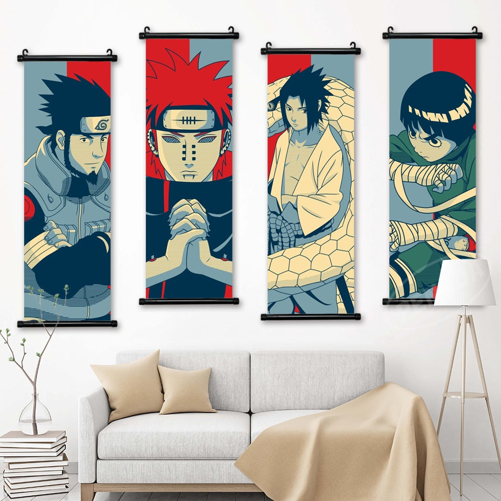 Naruto DuoColor Canvas Scroll Poster