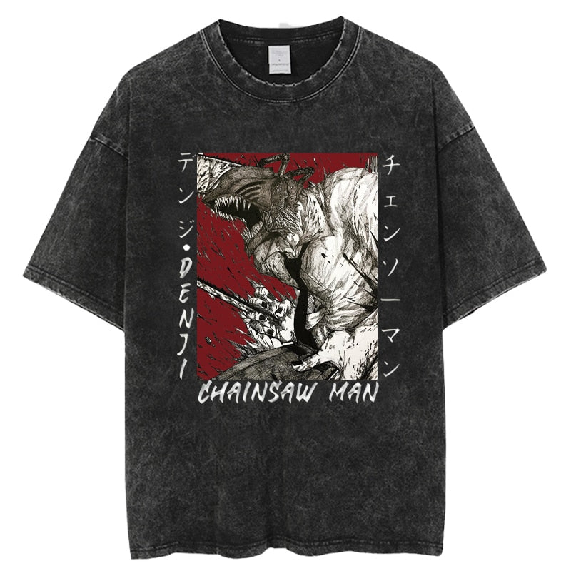 Denji - Chainsaw Man T-shirt Dark Grey 9