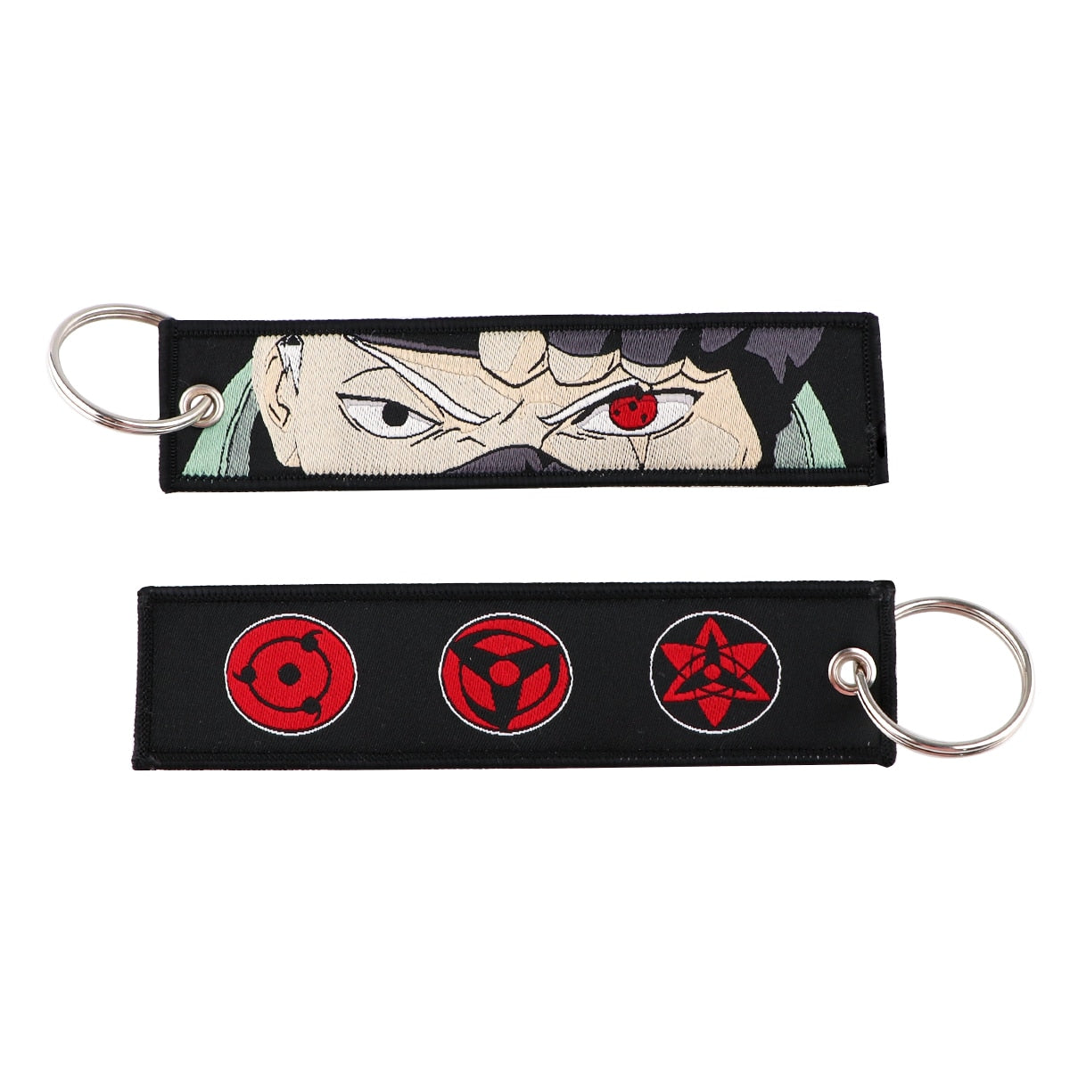 Naruto Embroidered Keychain Key Ring 1