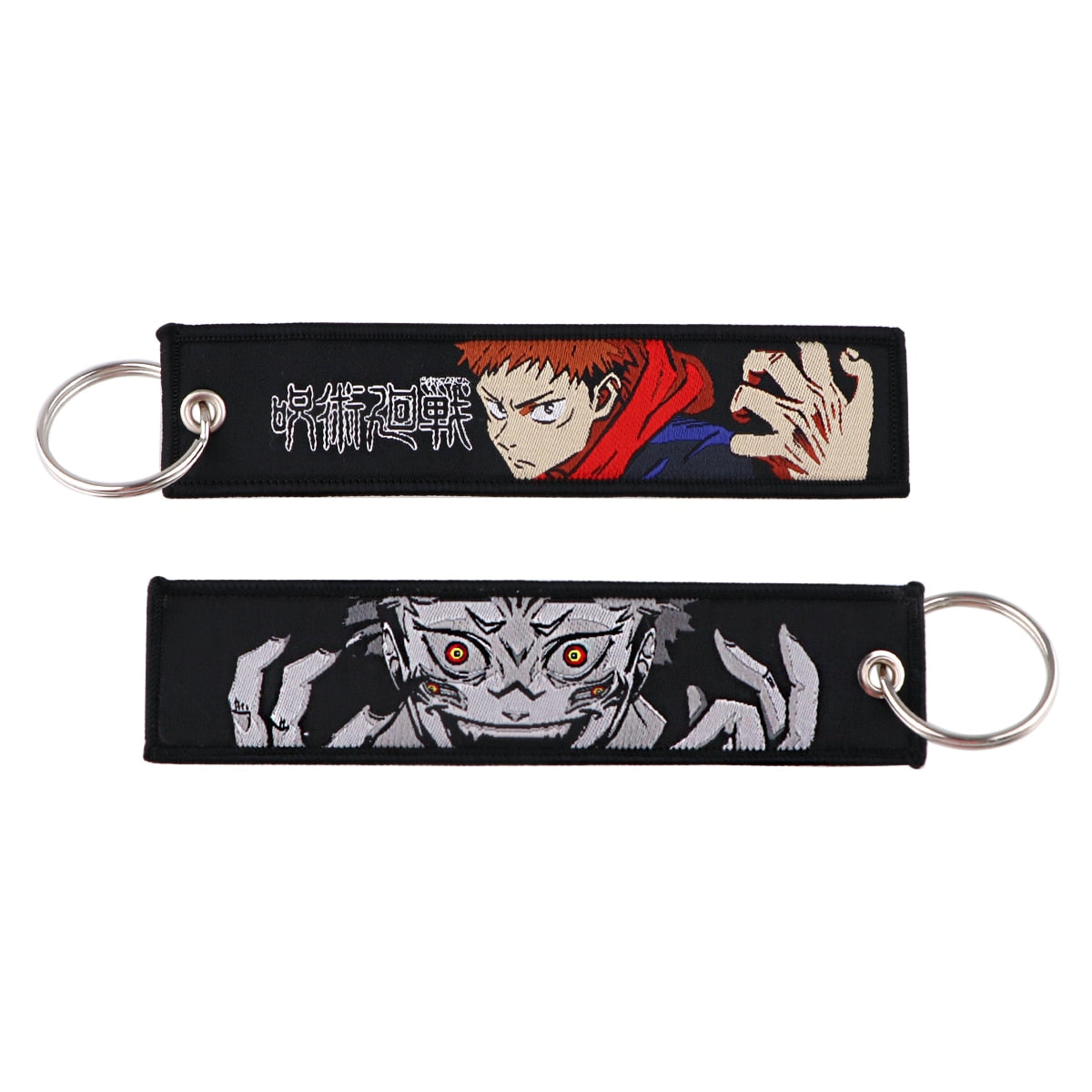 Anime Embroidery Keychain Key Ring 13