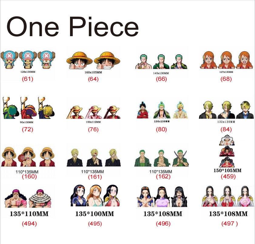 One Piece 3D-Aufkleber – OTAKUSTORE