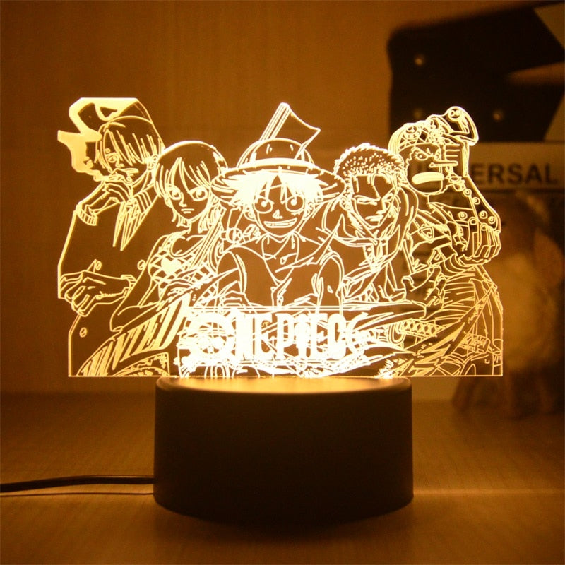 One Piece Night Light Lamp 4 18CM