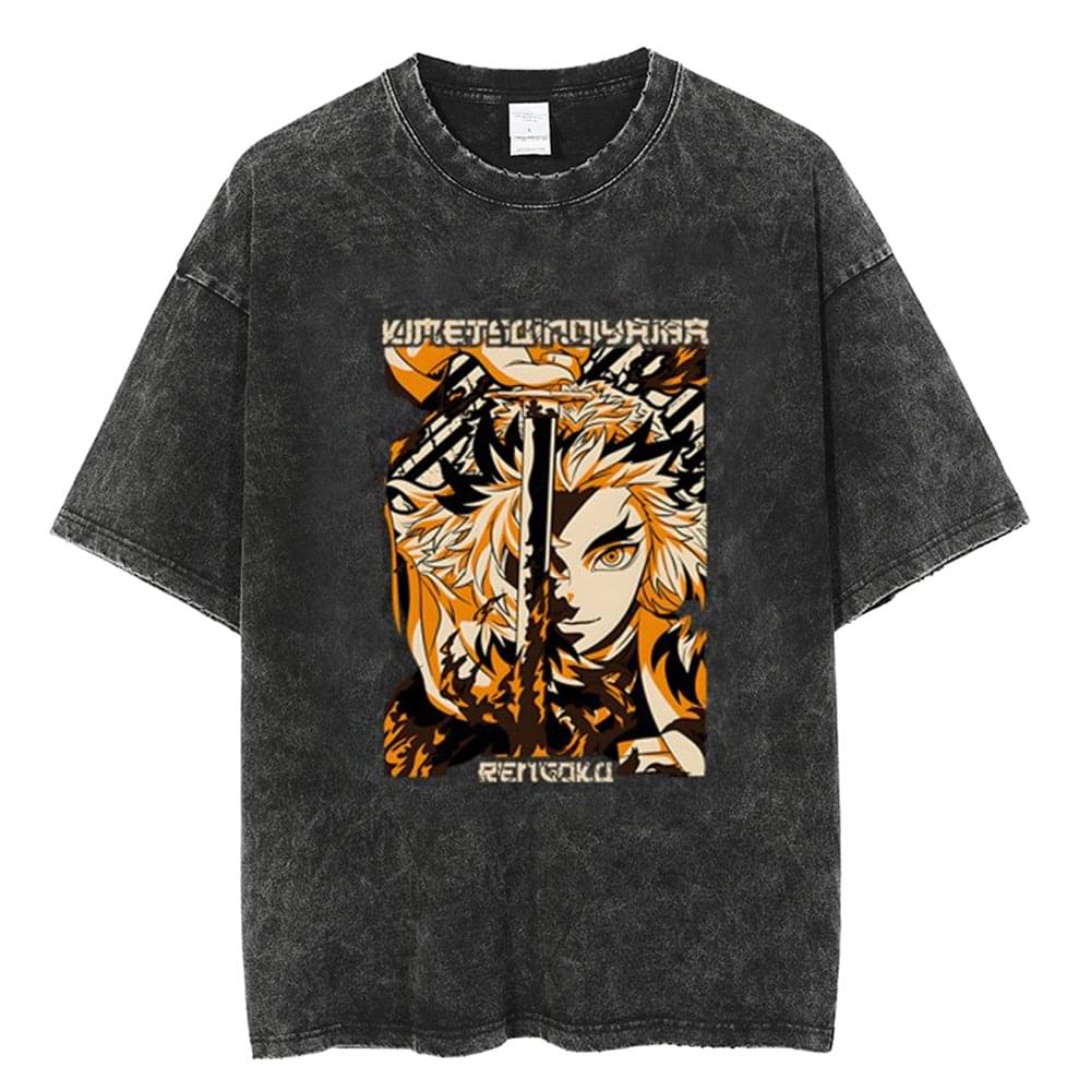 Demon Slayer T-shirt Dark Grey v4