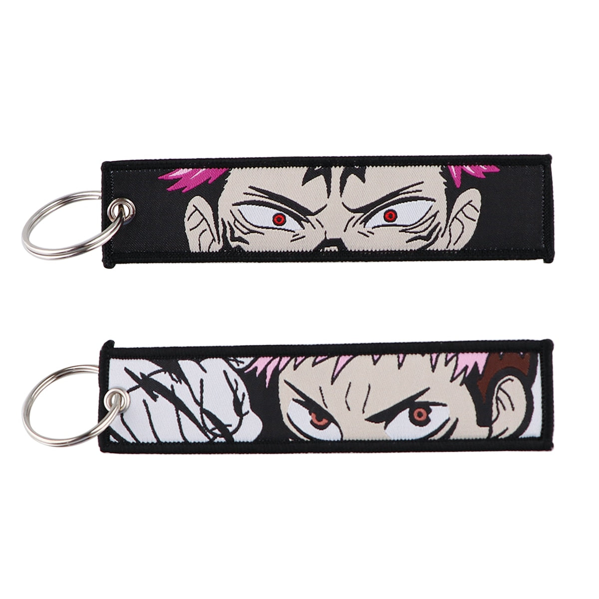 Anime Embroidery Keychain Key Ring 65