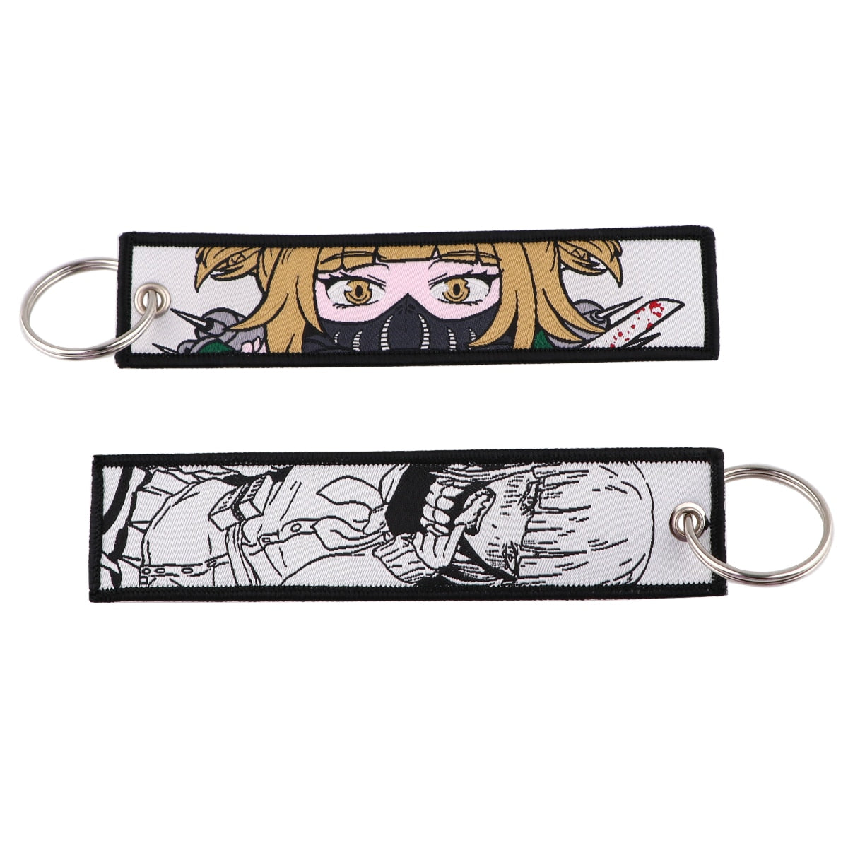 Anime Embroidery Keychain Key Ring 22
