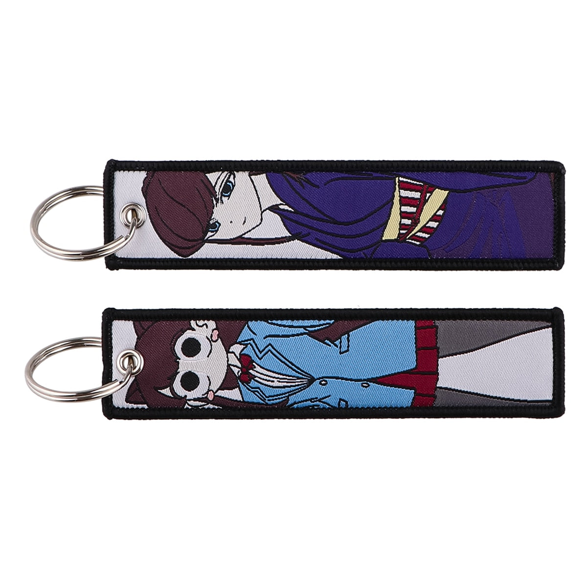 Anime Embroidery Keychain Key Ring 84