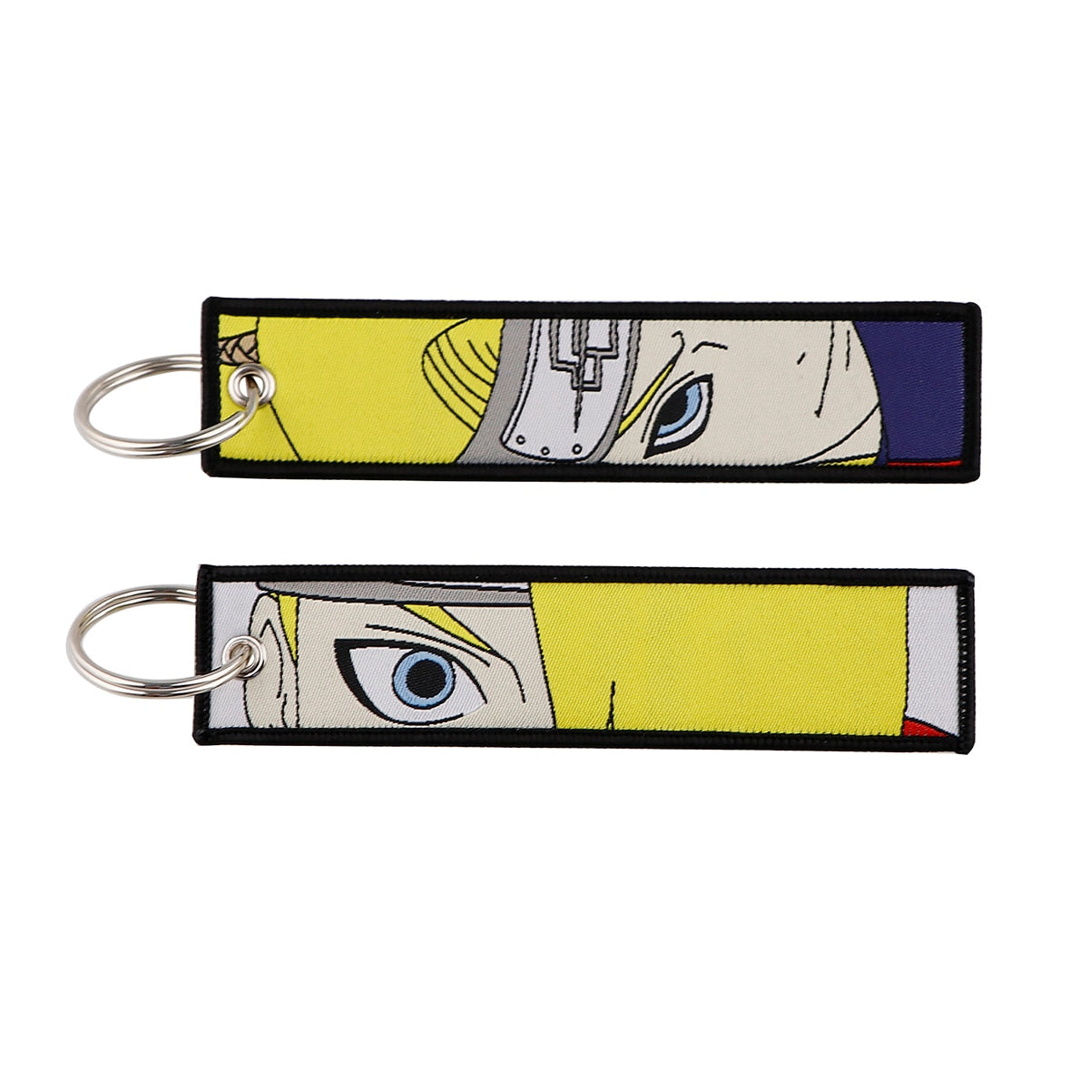 Naruto Embroidered Keychain Key Ring 13