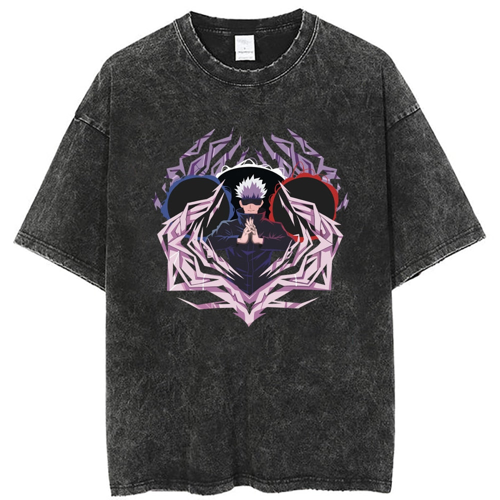 Jojo Satoru -Jujutsu Kaisen T-shirt DarkGrey1 v8