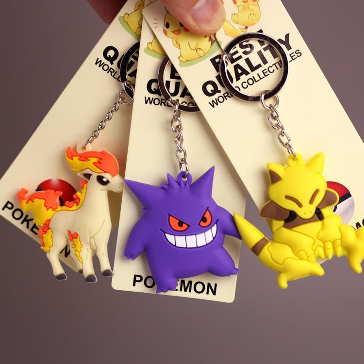 Pokemon Anime Accessories Pendant Key Ring