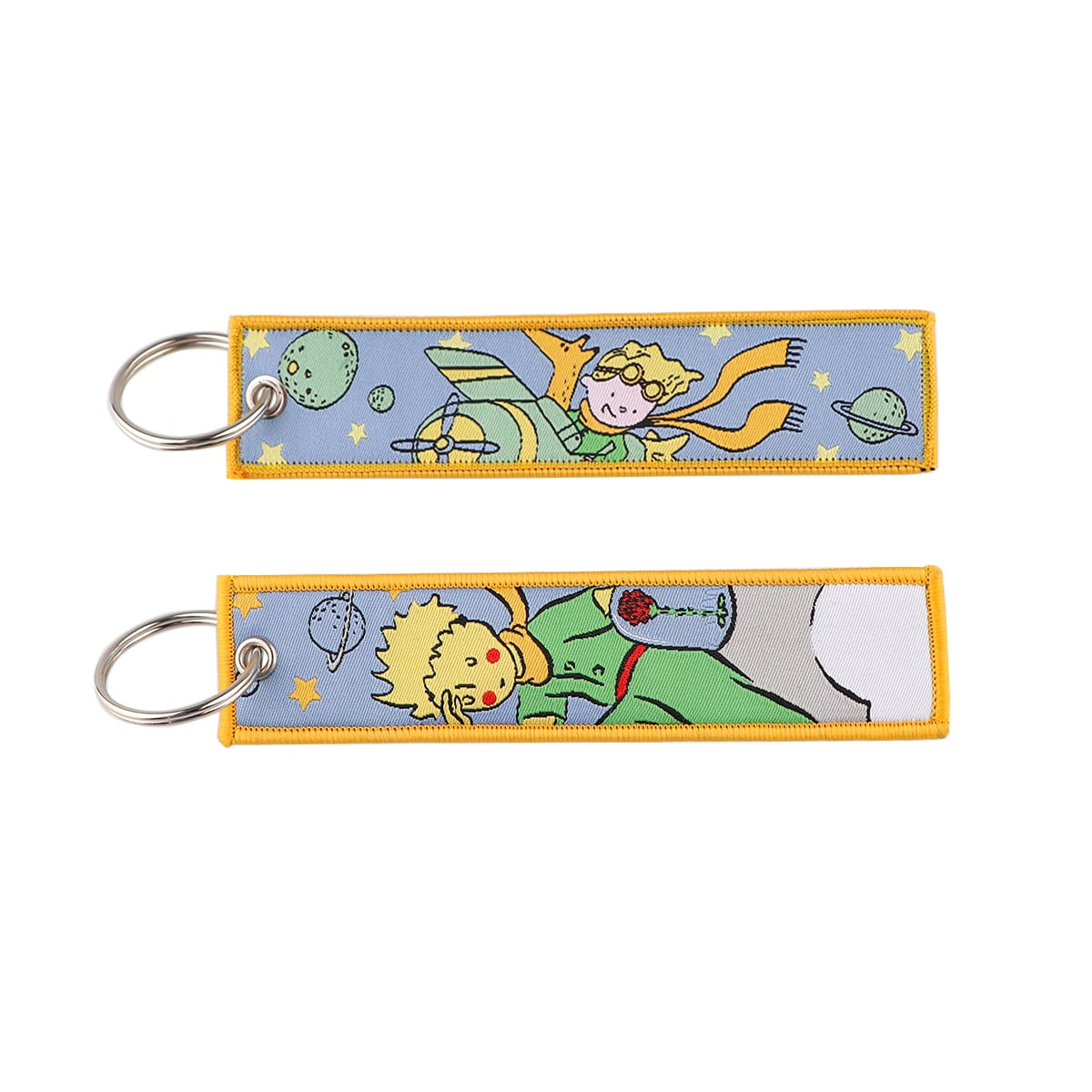 Anime Embroidery Keychain Key Ring 59