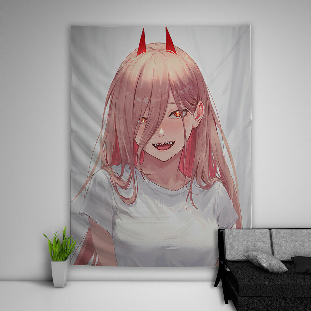 Chainsaw Man Art Wall Tapestry K