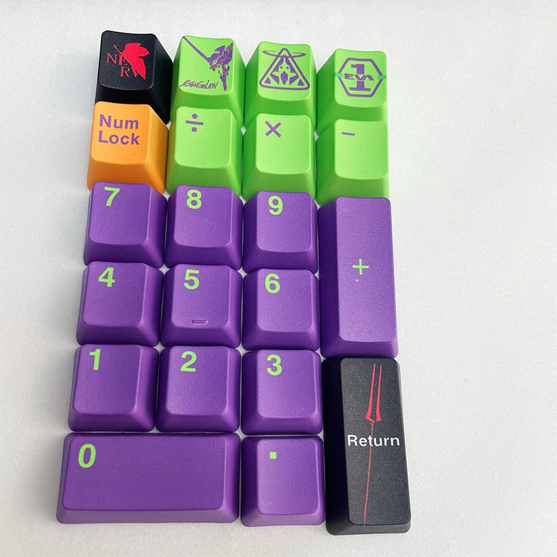Neon Genesis Evangelion Keycaps 118 Keys