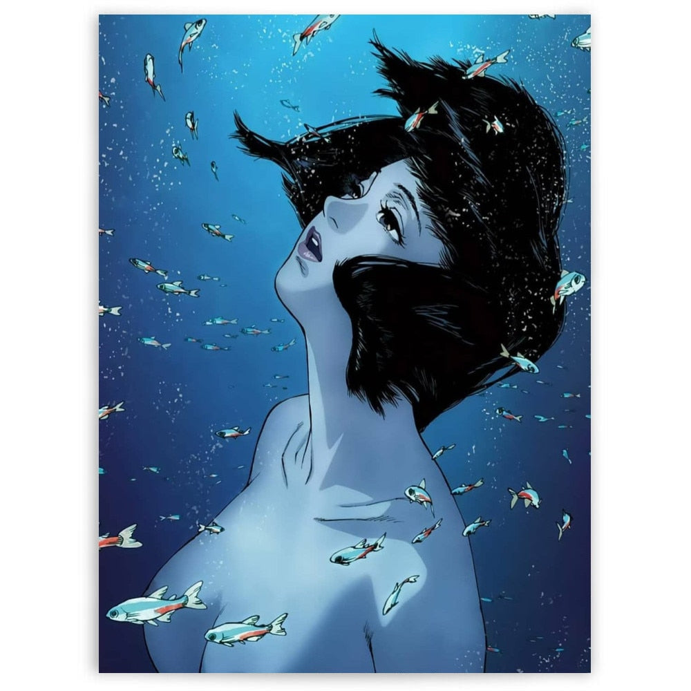 Perfect Blue Wall Tapestry 08